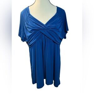 Elegant Blue Women's Top